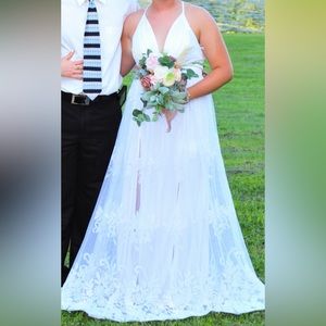 White Wedding Wardrobe Maxi Size L